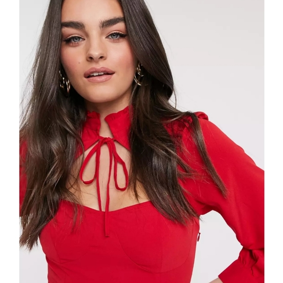 Asos Design high neck cut out dress - Picture 2 of 6